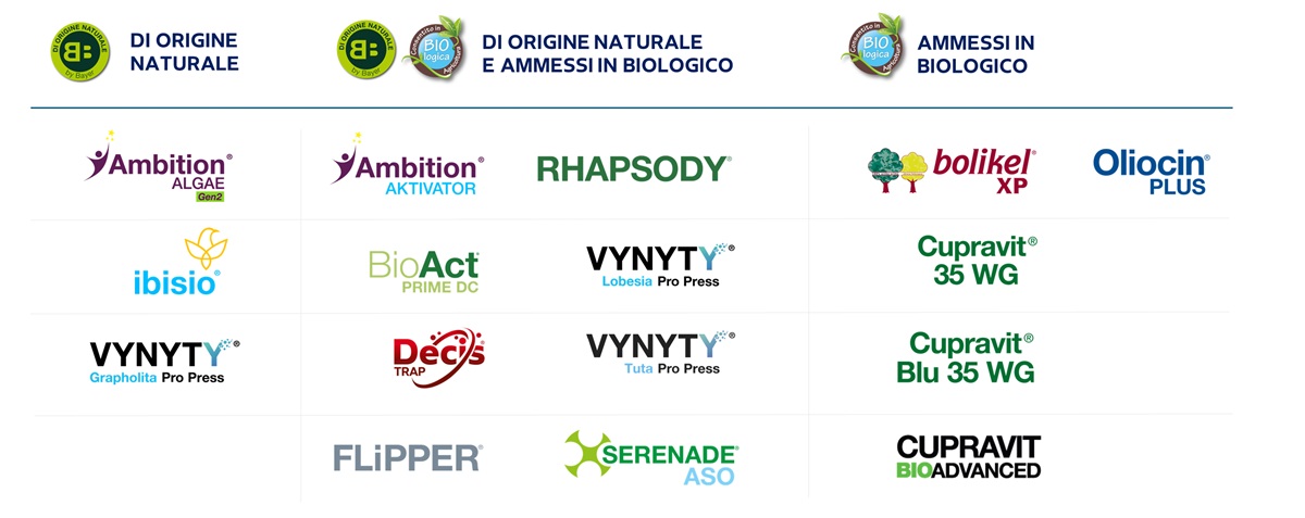 Prodotti Bio e di origine naturale